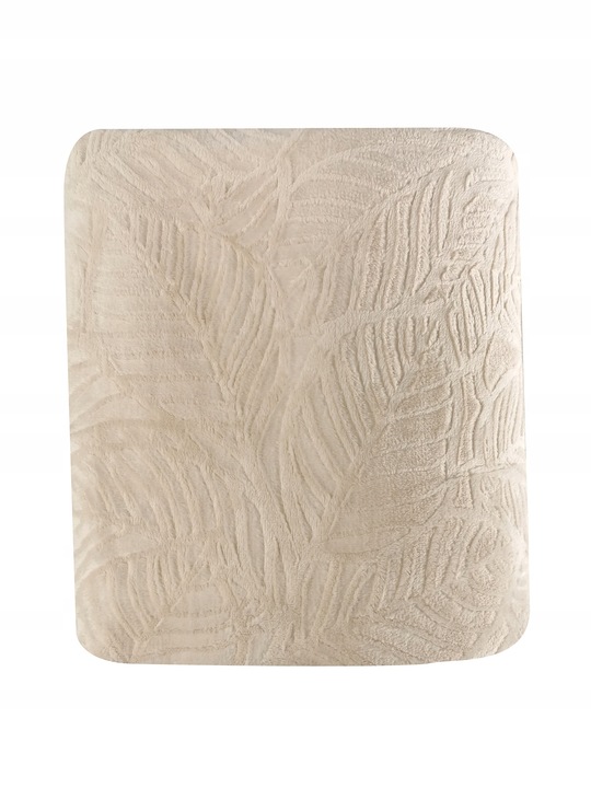 KOC GRUBY NA PREZENT TŁOCZONY WZÓR NARZUTA DLA CÓRKI 150x200 BEŻOWY