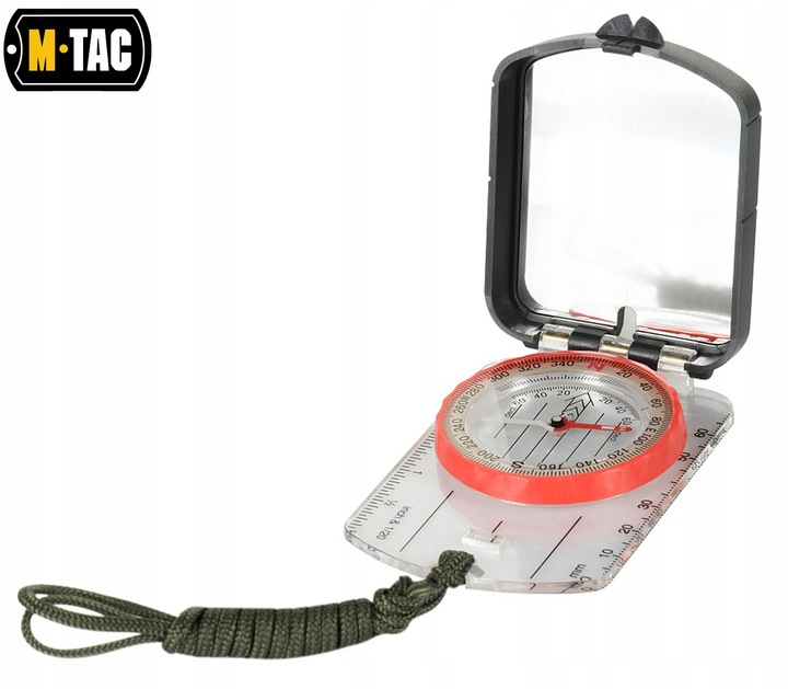 Kompas mapowy kartograficzny z lusterkiem M-Tac Small