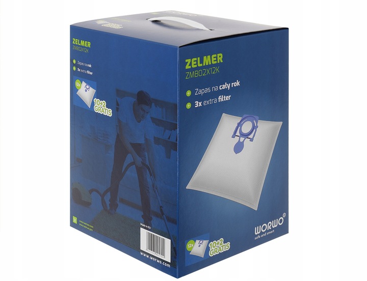 12x WORKI DO ODKURZACZA ZELMER ODYSSEY METEOR 2 ELF 2 ELF 3 BOSCH