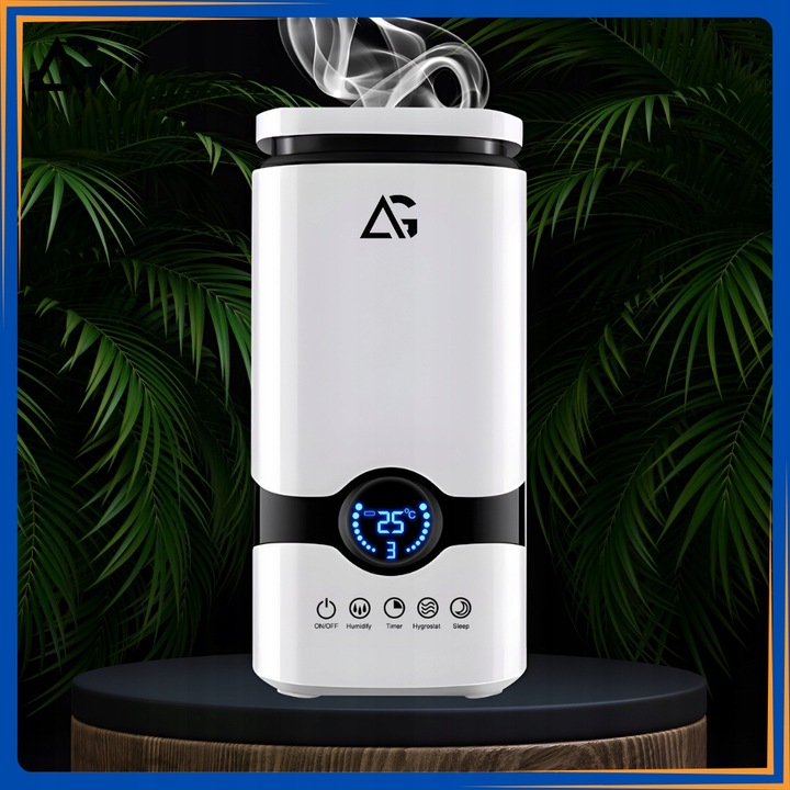 NAWILŻACZ POWIETRZA JONIZATOR AROMATERAPIA DYFUZOR TIMER PILOT I 12x OLEJKI