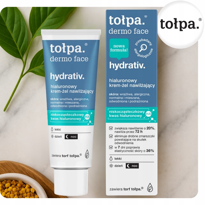 Krem-Żel Lekki Hialuronowy Nawilżający na Dzień na Noc Hydrativ 40 ml