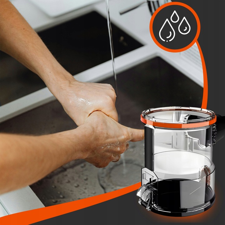 ODKURZACZ PIONOWY RĘCZNY CYKLONOWY BEZWORKOWY MOCNY 650W 5W1 PORĘCZNY