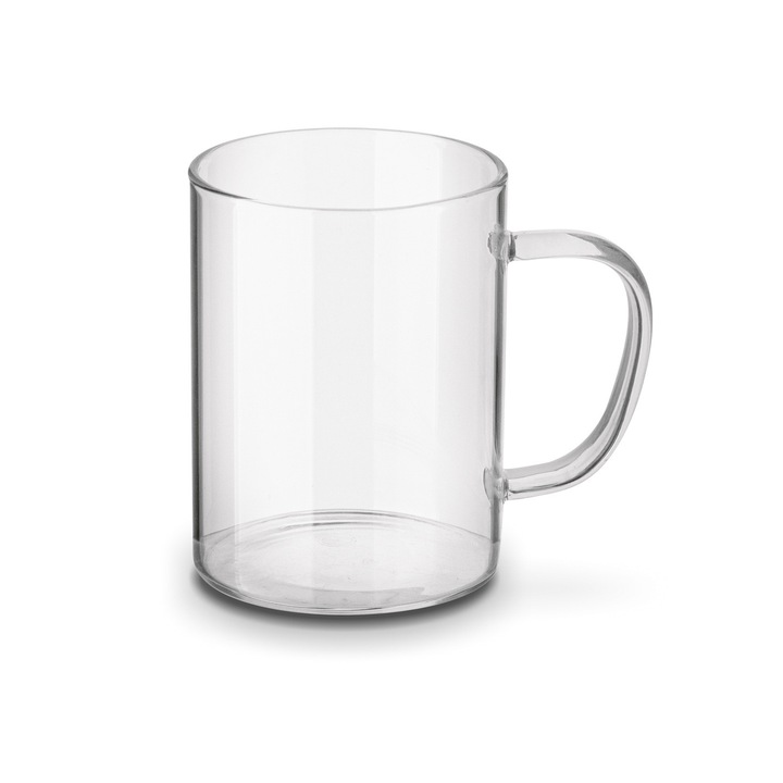 KUBEK z ZAPARZACZEM Nierdzewny z Uchem SZKLANY Konighoffer Cortese 350 ml