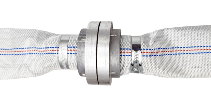 WĄŻ STRAŻACKI DO SZAMBA BRUDNEJ WODY 2 cale 52mm 20m SZYBKOZŁĄCZA DO POMPY