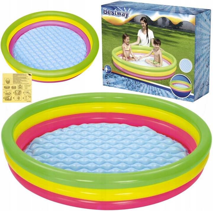 BESTWAY 51103 BASEN BASENIK DLA DZIECI MIĘKKIE DNO