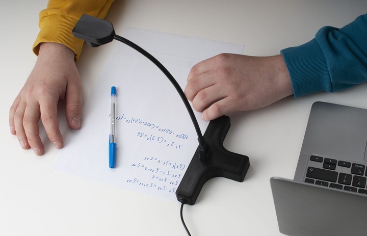 Wizualizer EDUcamer - nauka zdalna i korepetycje - dla praworęcznych