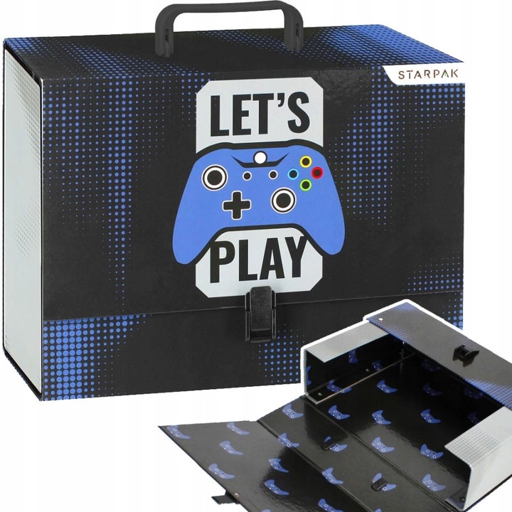 TECZKA Z RĄCZKĄ XXL GRUBA A4 DLA CHŁOPCA GRACZA PIKSELE GRA PAD