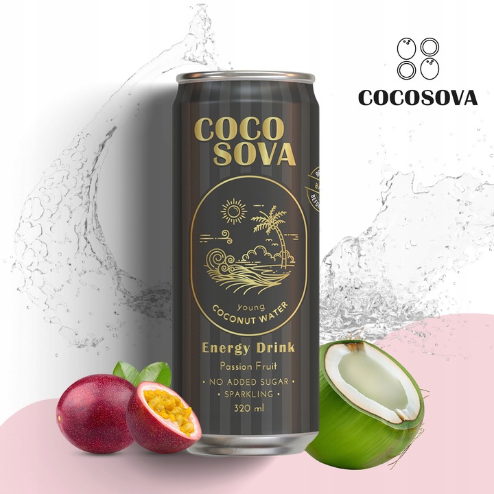 Cocosova Zestaw Degustacyjny nr2 – 4 Smaki Wody Kokosowej | 12 Puszekx320ml