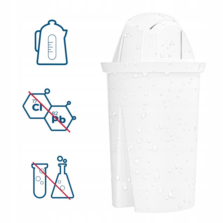 12x Filtr Wessper aquaclassic do dzbanek filtrujący Dafi Crystal