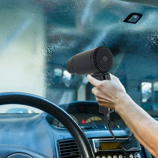 PRZENOŚNA SUSZARKA DO WŁOSÓW W SAMOCHODZIE, WTYCZKA ZAPALNICZKI, CZARNY