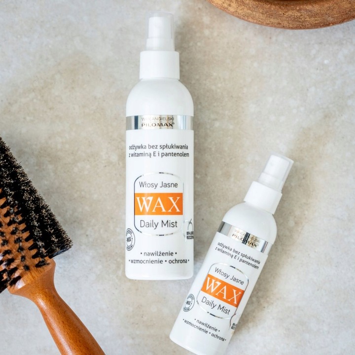 Odżywka do włosów blond bez spłukiwania z termo ochroną do 230°C Wax