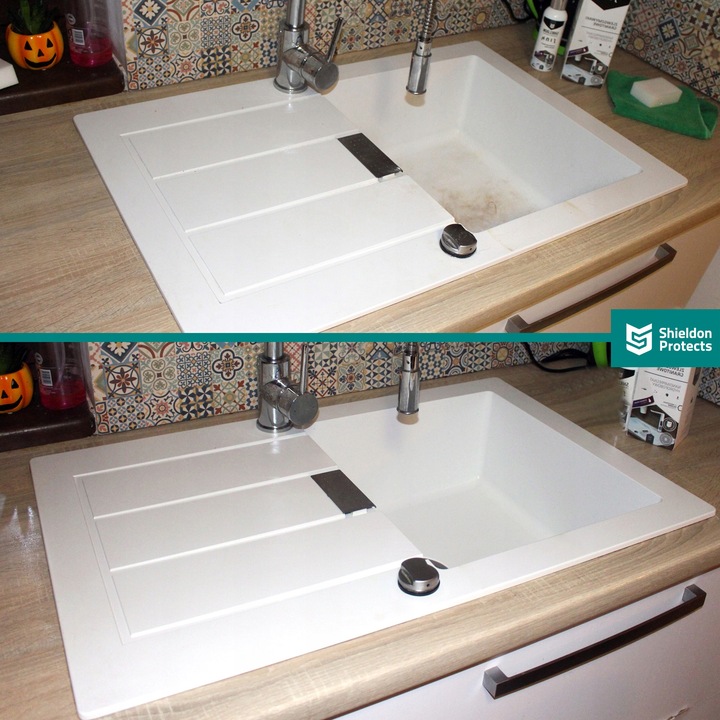 Silny środek do czyszczenia zlewu granitowego Shieldon Protects WOW 500ml