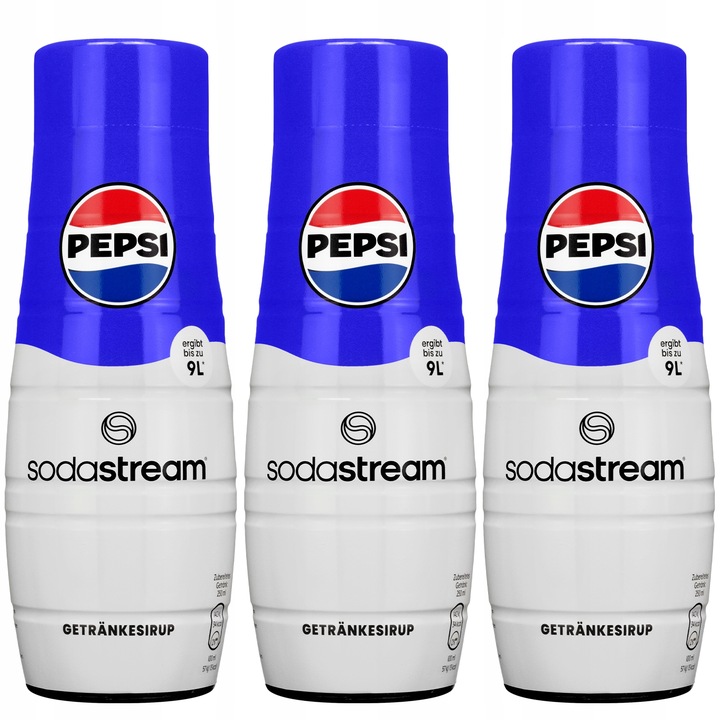 3x SYROP SODASTREAM PEPSI COLA 440 ML KONCENTRAT DO SATURATORA