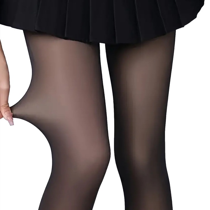CIEPŁE RAJSTOPY DAMSKIE KRYJĄCE 80 DEN MODELUJĄCE GRUBE TERMICZNE CZARNE