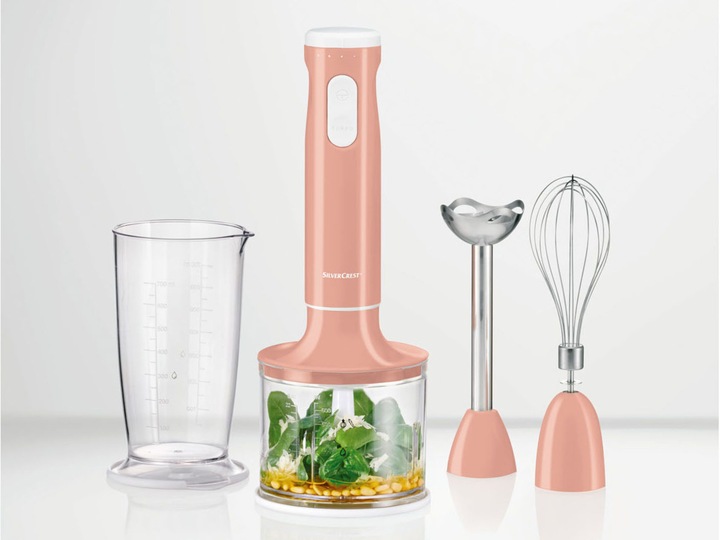 Blender ręczny SilverCrest SSMS 600 E3 RÓŻOWY