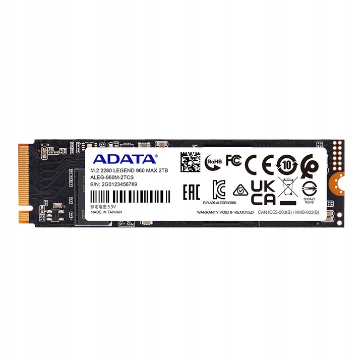 Dysk SSD Adata LEGEND 960 MAX 2TB M.2 PCIe 7.4/6.8