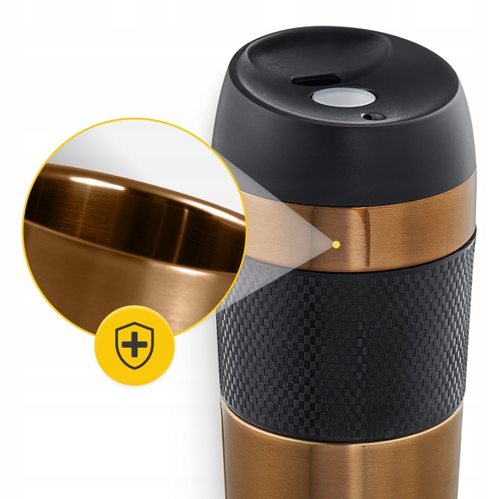 KUBEK TERMICZNY TERMOS GORĄCE NAPOJE DO 12H-24H KAWA HERBATA SZCZELNY 450ml