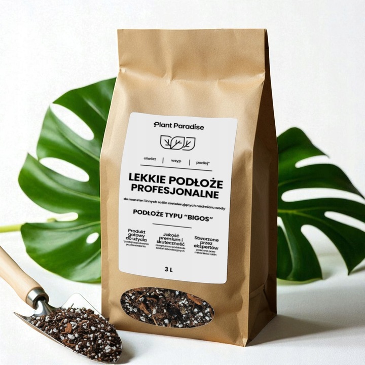 15L Lekkie podłoże PREMIUM ziemia do roślin doniczkowych monster BIGOS