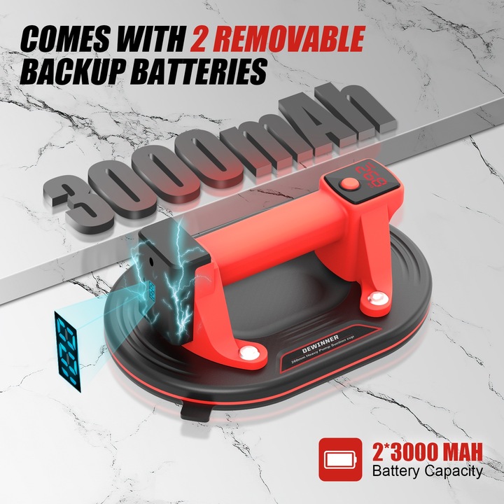 AUTOMATYCZNA AKUMULATOROWA ELEKTRYCZNA PRZYSSAWKA PRÓŻNIOWA z LCD