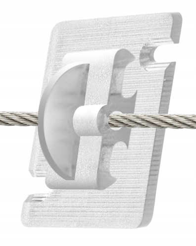 20x ZACZEP DO MONTAŻU SIATKA NA BALKON DLA KOTA NA PTAKI BEZ WIERCENIA