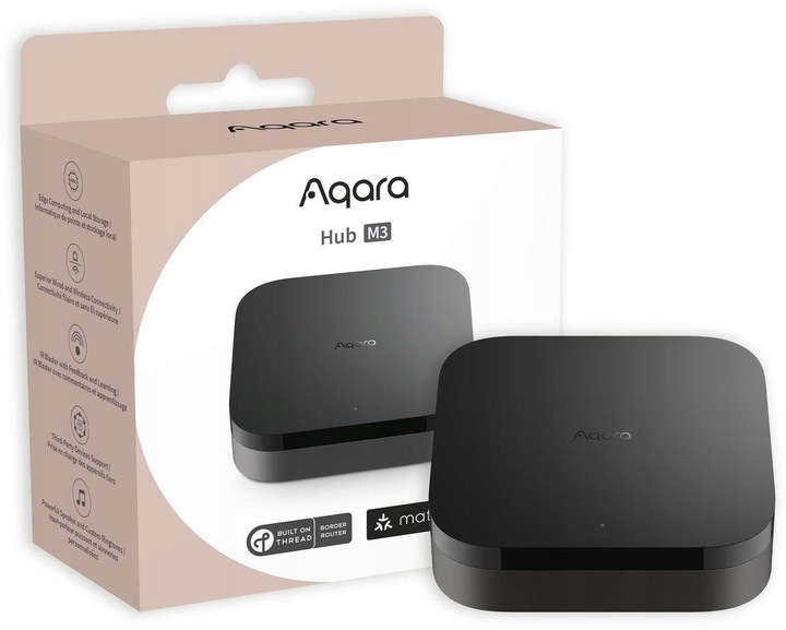AQARA HUB M3 Centralka 360° Thread Zigbee Wi-Fi Bluetooth głośnik 95dB
