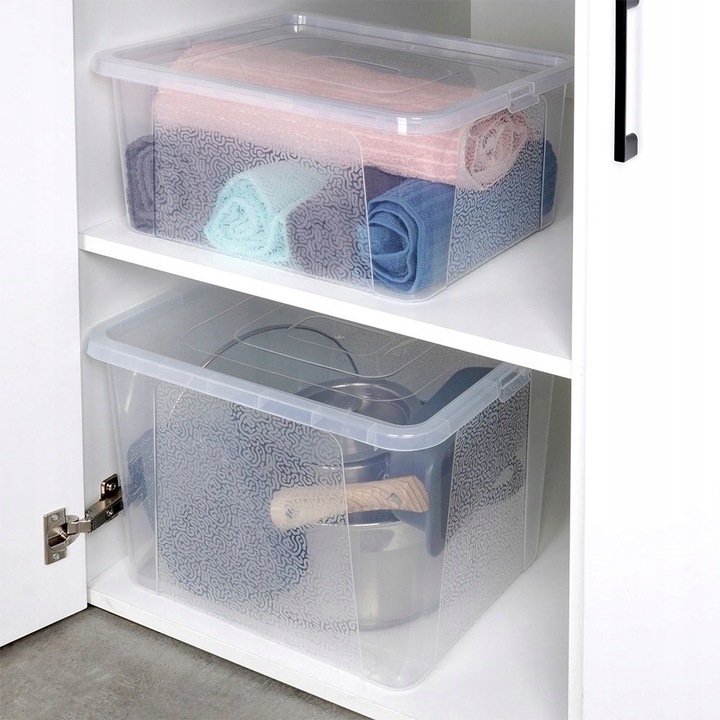 Pojemnik DO PRZECHOWYWANIA plastikowy duży pudełko box zabawki 30L