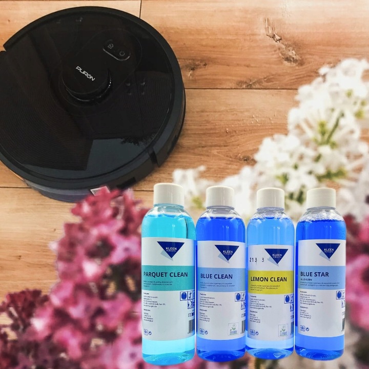 Zestaw 4 płynów do każdego robota mopującego myjącego podłogi uniwersalny