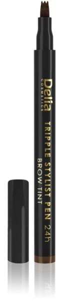 Delia Eyebrow Expert piórkowy marker do brwi Brąz