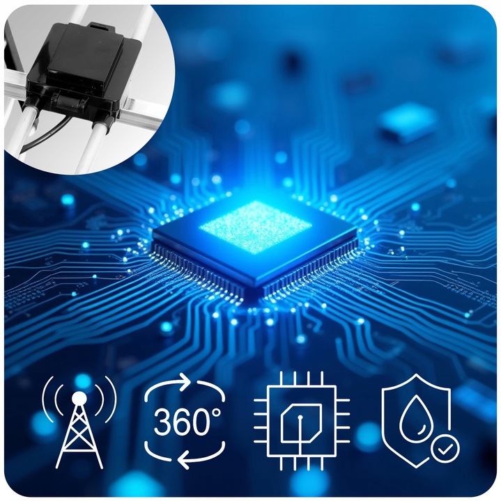 ANTENA ZEWNĘTRZNA KIERUNKOWA TV NAZIEMNEJ DVB-T2 ULTRA HD 4K FILTR LTE