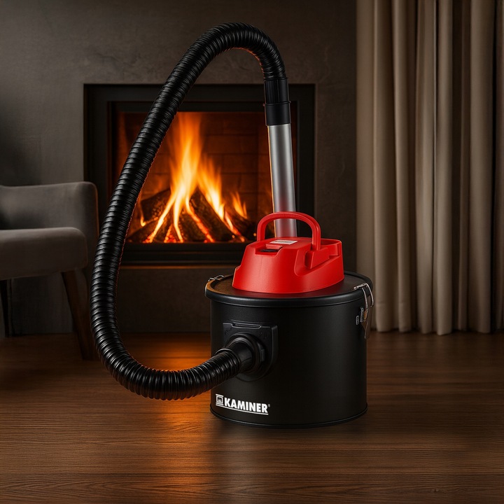 Odkurzacz Przemysłowy Bezworkowy do Kominka Popiołu Gruzu Pieca Grilla