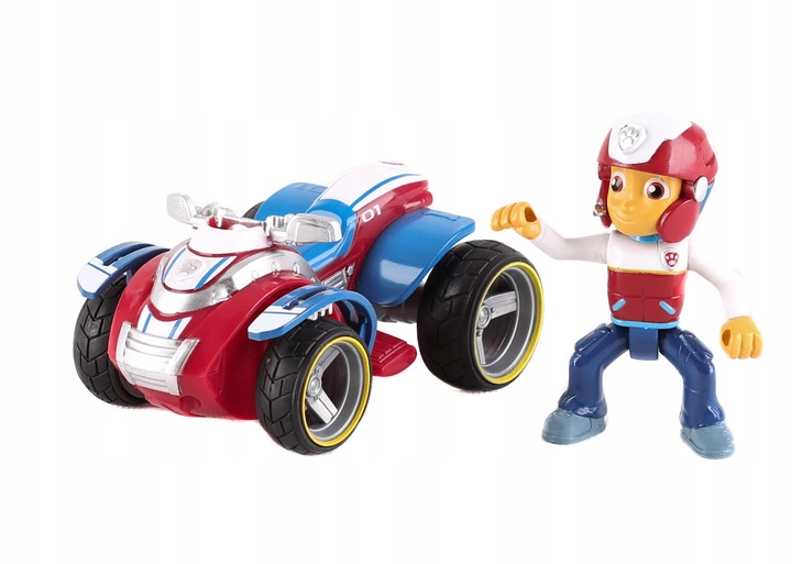 PSI PATROL FIGURKA RYDER + QUAD POJAZD RATUNKOWY