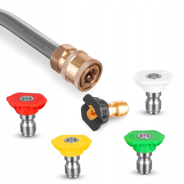 LANCA + KOMPLET 5 DYSZ DO MYJKI KARCHER K2 K3 K4 K5 K6 K7 NA SZYBKO