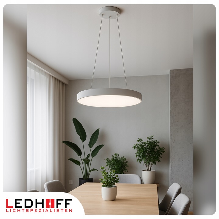 Lampa sufitowa Plafon LED 50cm OKRĄGŁY panel 3 barwy do łazienki