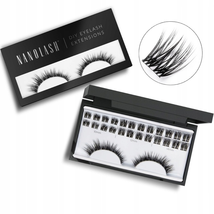 Rzęsy bondingowe do samodzielnej aplikacji HEARTBREAKER Nanolash 36 kępek