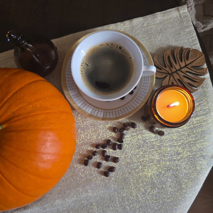 Zestaw Jesień Świece Sojowe na prezent w słoiku, handmade, 4x Świeca 100 ml