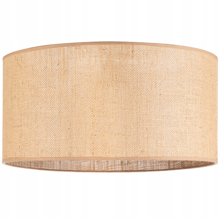 ABAŻUR RUSTYKALNY okrągły walec tuba 40cm JUTA beżowy