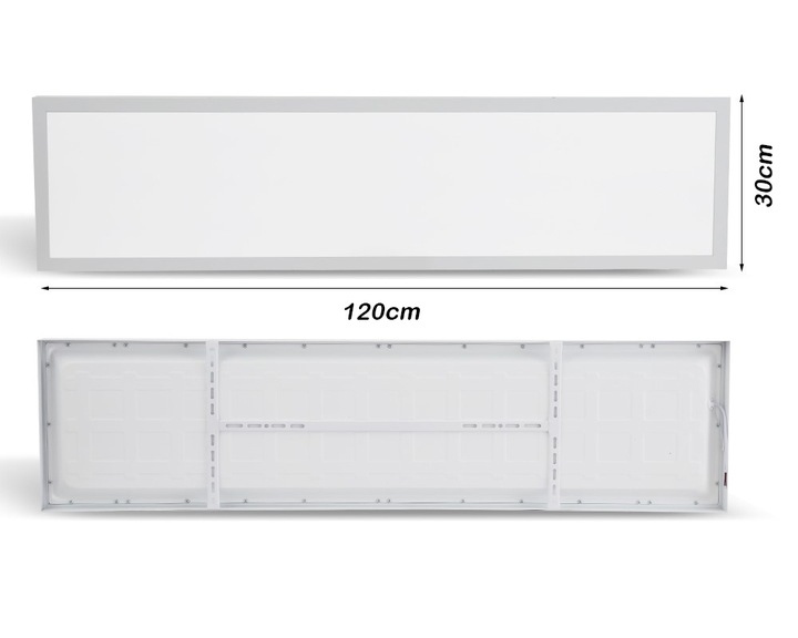 Panel LED Lampa Sufitowa Plafon Natynkowy 30x120 cm 50W 5250lm PREMIUM