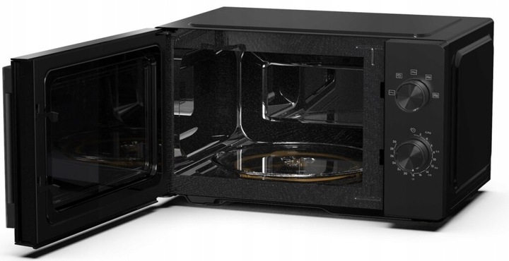 Kuchenka mikrofalowa HISENSE H20MOBP1HI 700W 20L Czarna 43.4 cm