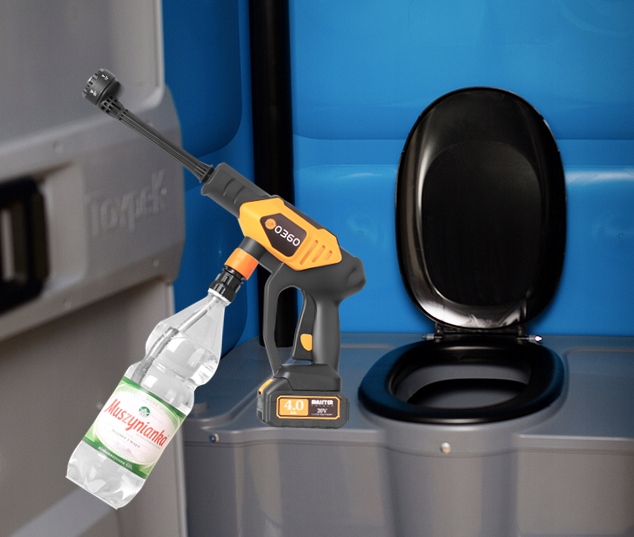 MYJKA CIŚNIENIOWA 60 Bar akumulatorowa elektryczna 2xAKU MP0360 Opryskiwacz