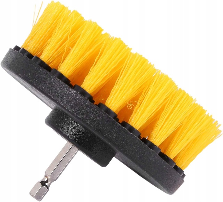 SZCZOTKI SPRZĄTAJĄCE CZYSZCZĄCE NA WIERTARKĘ WKRĘTARKĘ PADY NYLONOWE ZESTAW