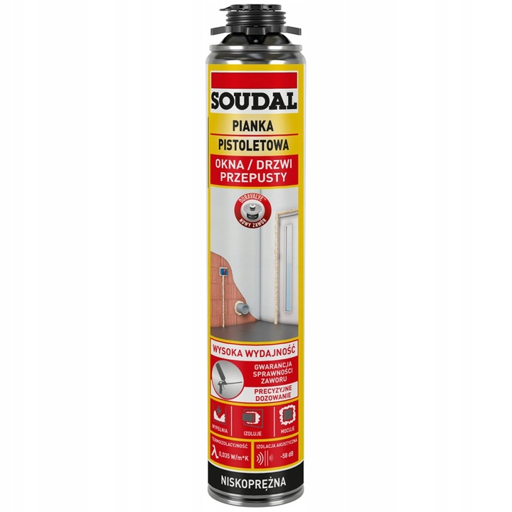 Piana montażowa Soudal 750 ml