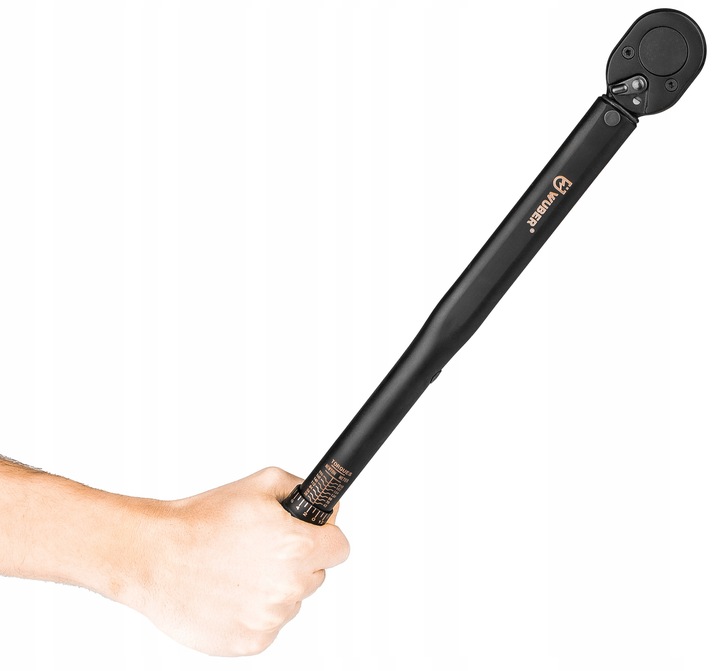 KLUCZ DYNAMOMETRYCZNY 1/2" 28-210Nm CrMO W ETUI +4 NASADKI