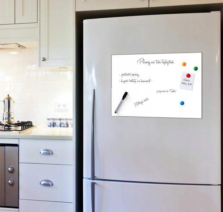 Tablica magnetyczna Notatnik Planer na lodówkę Notes na magnes + PISAK