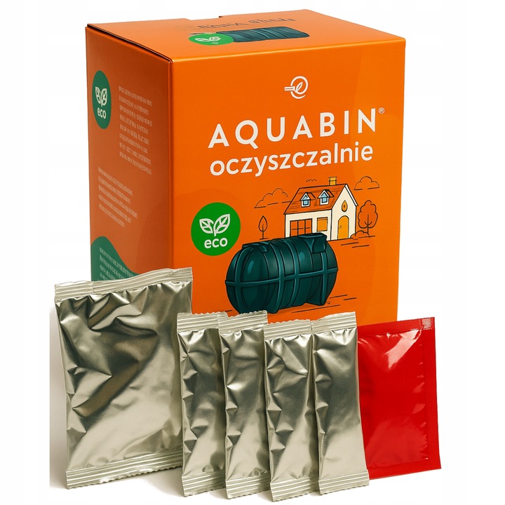 Preparat Bakterie do Szamba Oczyszczalni Aktywator Aquabin 0,5 kg
