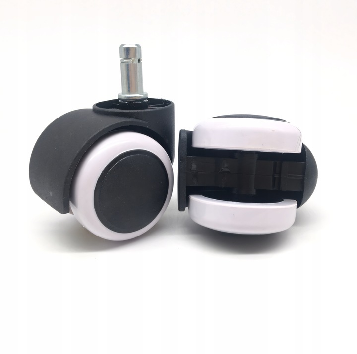 KÓŁKA DO FOTELA OBROTOWEGO 5X KRZESŁA NIE RYSUJĄ PODŁOGI BEZ RYS BIAŁE