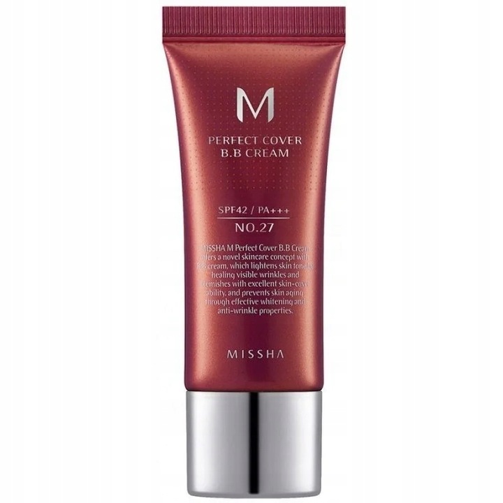 Missha Krem BB Cream Perfect Cover Nawilżający SPF42 Honey Beige 20 ml