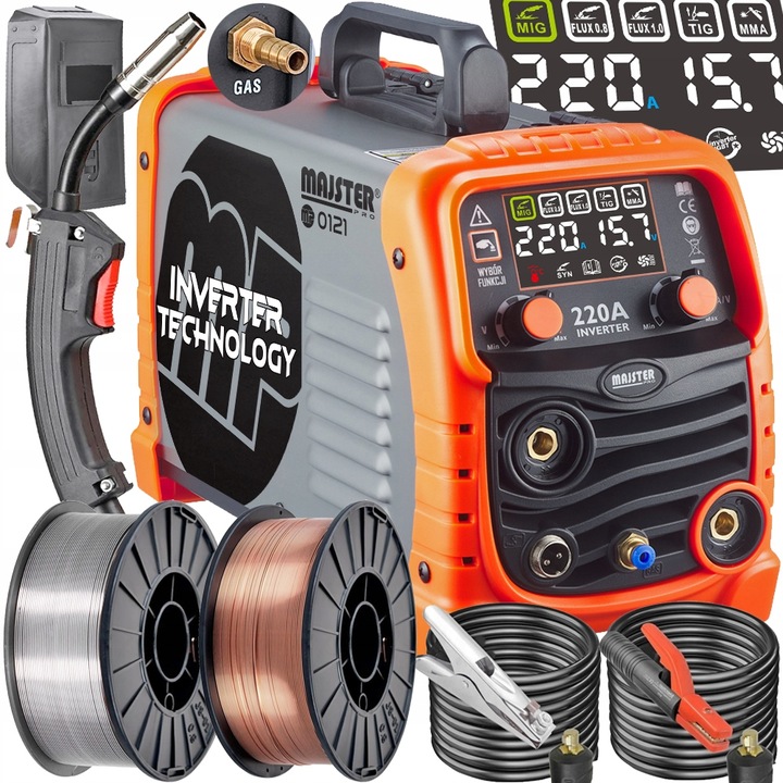 Spawarka >WtykGAS< inwertorowa inwerterowa MIGOMAT MIG MMA 220A PRO