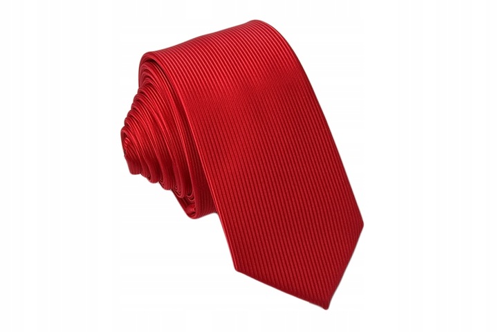 MIKROFIBRA ŻAKARDOWY Krawat w Prążki Męski 7 cm do Garnituru Gładki g11