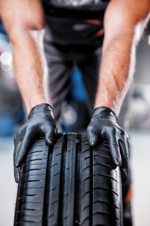 Rękawice Nitrylowe Mercator GOGRIP BLACK Czarne a50 XL