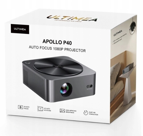 PROJEKTOR Ultimea Apollo P40 LCD 700 ANSI [FakturaVT][Certyf.]